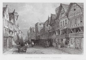Water-Gate Street, Chester (grabado)