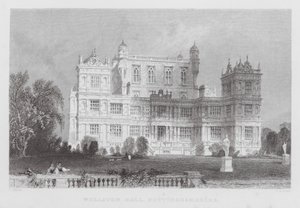 Wollaton Hall, Nottinghamshire (grabado) de Thomas (after) Allom