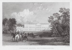 Worksop Manor, Nottinghamshire de Thomas (after) Allom
