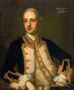 Capitán Maurice Suckling (1725-1778) de Thomas (after) Bardwell