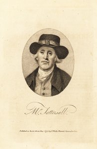 Retrato de Richard Tattersall (1724-1795), fundador de los subastadores de caballos de carrera Tattersalls en Hyde Park Corner, Londres de Thomas (after) Beach