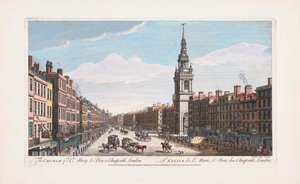 Iglesia de St. Mary le Bow, Londres de Thomas (after) Bowles