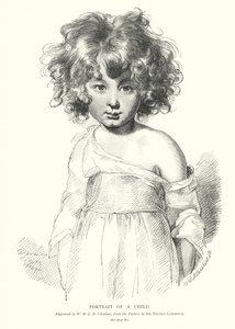 Retrato de un niño (grabado)