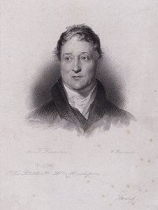 William Huskisson, político y financiero inglés, muerto en un accidente ferroviario al ser atropellado por la locomotora de vapor pionera de Robert Stephenson, Rocket de Thomas (after) Lawrence