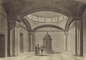 Oficina de Anualidad Reducida del Cuatro Por Ciento de Sir Robert Taylor, Banco de Inglaterra de Thomas (after) Malton