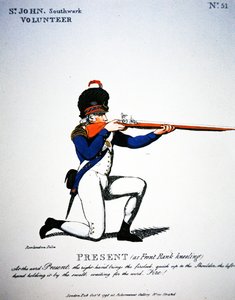 Voluntario de St. John, Southwark de Thomas (after) Rowlandson