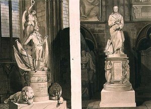 Memoriales al Capitán Montague en la Entrada Oeste y a Addison en el Rincón de los Poetas, placa 63 de 