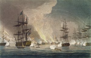 El bombardeo de Argel por la Royal Navy de Thomas (after) Whitcombe