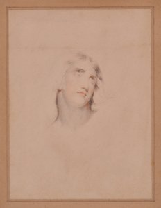 Cabeza de un joven en éxtasis de Thomas (attr. to) Lawrence