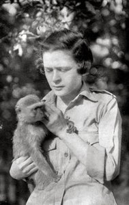 Stella Court Treatt y su mono Kima, Dodoma a Mongalla, África Oriental, 1925 1927 de Thomas A. Glover
