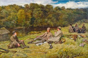 Partida de caza en Stobhall (Perthshire)