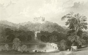 Castillo de Belvoir, Leicestershire de Thomas Allom