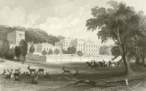 Chatsworth, Derbyshire de Thomas Allom