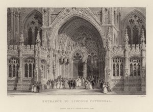 Entrada a la Catedral de Lincoln