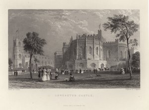 Castillo de Lancaster de Thomas Allom
