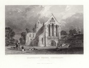 Priorato de Llanercost en Cumberland de Thomas Allom