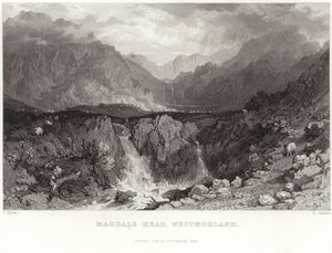 Mardale Head en Westmorland de Thomas Allom