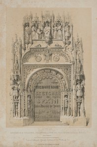 Bocetos Pintorescos en España: Portada de Thomas Allom