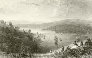 Teignmouth, desde el Ness de Thomas Allom