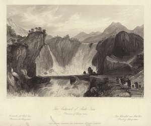 La catarata de Shih Tan de Thomas Allom