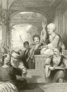 El Medak, o narrador de historias oriental de Thomas Allom