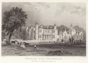 Underlay Hall en Westmoreland de Thomas Allom