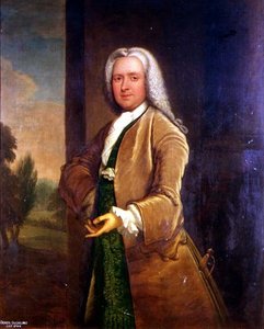 Retrato de Denzil Suckling (m.1744) de Thomas Bardwell