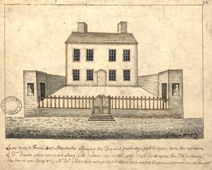 Casa Levers, Manchester, 1819 de Thomas Barritt