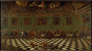 La casa del club inglés en Florencia de Thomas and Batoni Pompeo Girolamo Patch