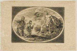 Fábula: El hombre envidioso y el codicioso de Thomas Bewick