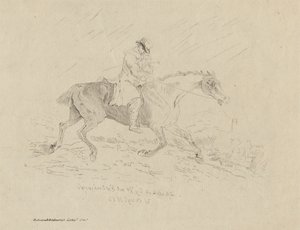 El trote del cadger de Thomas Bewick