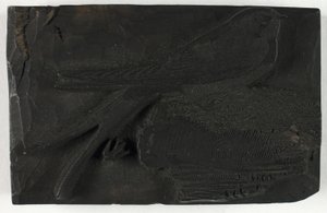 Bloque de madera para La golondrina, de Una historia de las aves británicas de Thomas Bewick