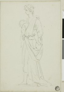 Mujer con bebé de Thomas Burke