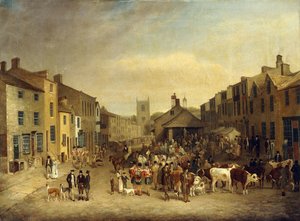 La feria de Skipton de 1830 de Thomas Burras