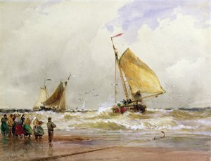 Playa de Scheveningen de Thomas Bush Hardy