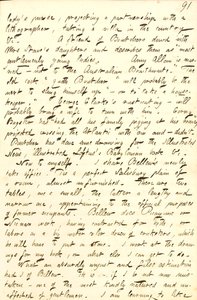 Describe la oficina que comparte con Frank Bellew y una carta de William Boutcher. Transcripción de Thomas Butler Gunn