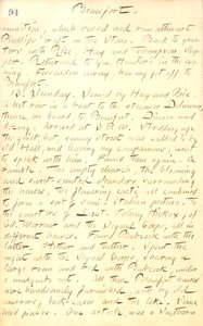 Diarios de Thomas Butler Gunn - Volumen 20, página 104, 12 de julio de 1862 de Thomas Butler Gunn