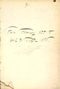 Diarios de Thomas Butler Gunn - Volumen 7, página 5, 1855-1856 de Thomas Butler Gunn