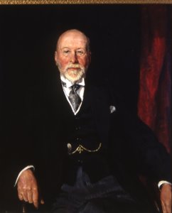 Retrato de Sir William Nicholson, c.1935-36 (óleo sobre lienzo) de Thomas Cantrell Dugdale