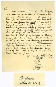 Carta de Thomas Chatterton a William Barrett