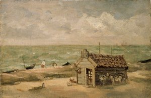 Cabaña de Pescador junto al Mar, principios del siglo XIX de Thomas Churchyard