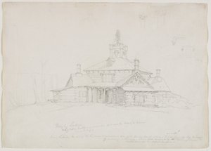 Hornby Lodge, 1839 de Thomas Cole