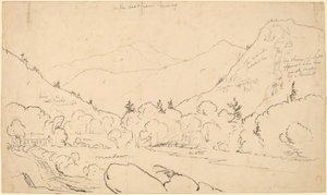 En el Camino desde Conway de Thomas Cole