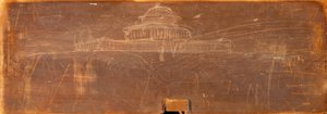 Boceto para el diseño del Capitolio del Estado de Ohio de Thomas Cole