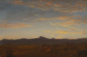 Estudio para "Catskill Creek", c.1844-5 de Thomas Cole
