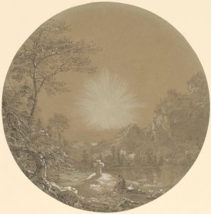 La cruz en el desierto de Thomas Cole