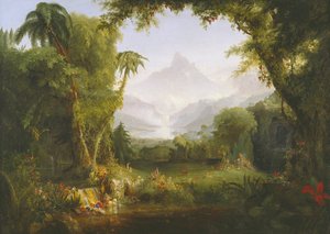 El jardín del Edén de Thomas Cole