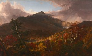 Vista de la montaña Schroon, condado de Essex, Nueva York, después de una tormenta de Thomas Cole