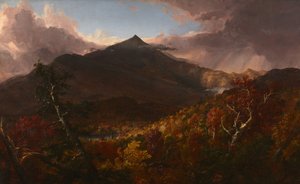 Vista de la Montaña Schroon, Condado de Essex, Nueva York, Después de una Tormenta de Thomas Cole