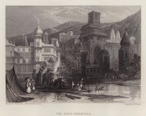 El Ghat, Hurdwar de Thomas Colman (after) Dibdin